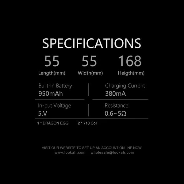 Dragon Egg Electric Dab Rigs from LOOKAH by LOOKAH | Vaporizer | 421Store online smoke shop