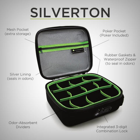 Silverton Hard - Shell Odor - Proof Case from STASHLOGIX by STASHLOGIX | Rolling Tray | 421Store online smoke shop