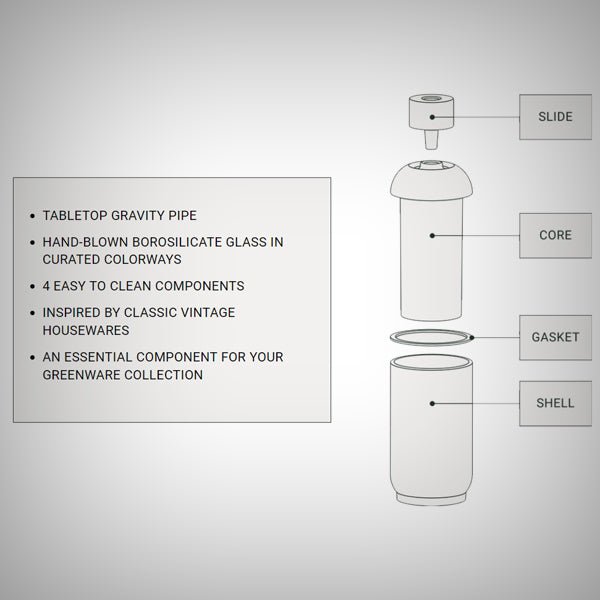 Vesper Gravity Bong by NWTN Home | gravity bong | 421Store online smoke shop