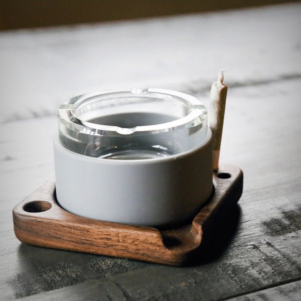 Walnut Rolling Tray & Storage Station From Smoke Honest by Smoke Honest | Pipes & Blunts | 421Store online smoke shop