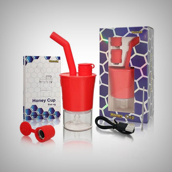 Waxmaid HoneyCup E - Rig – 6.9″ Auto - Heat Dab Rig by Waxmaid | Vaporizer | 421Store online smoke shop