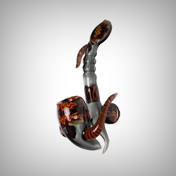 Worked Sherlock Glass Smoking Pipe from Human Grade by Human Grade | Pipes & Blunts | 421Store online smoke shop
