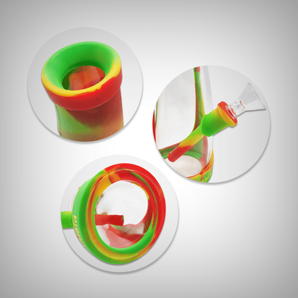 8.5" Horn Silicone Glass Water Pipe from Waxmaid by Waxmaid | Bubblers | 421Store online smoke shop