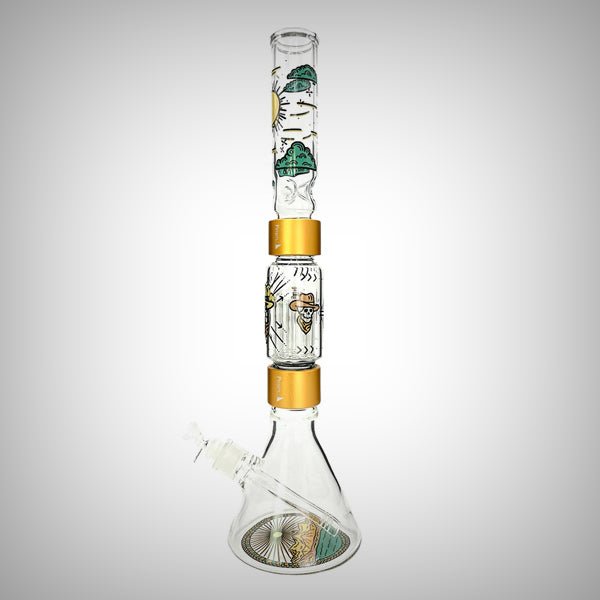 Halo Desert Dream’n Beaker - Double Stack by Prism Waterpipes | glass bongs | 421Store online smoke shop
