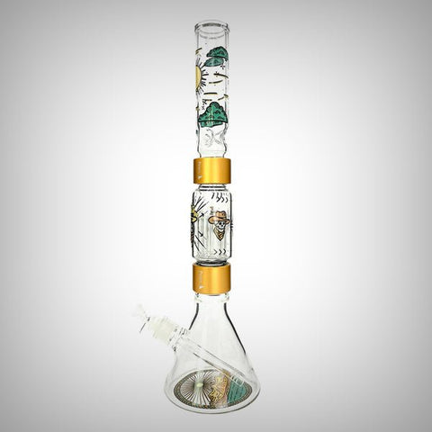 Halo Desert Dream’n Beaker - Double Stack by Prism Waterpipes | glass bongs | 421Store online smoke shop