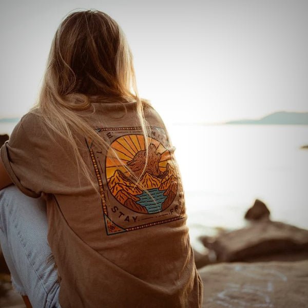 Halo Desert Dream’n Beaker - Double Stack by Prism Waterpipes | glass bongs | 421Store online smoke shop