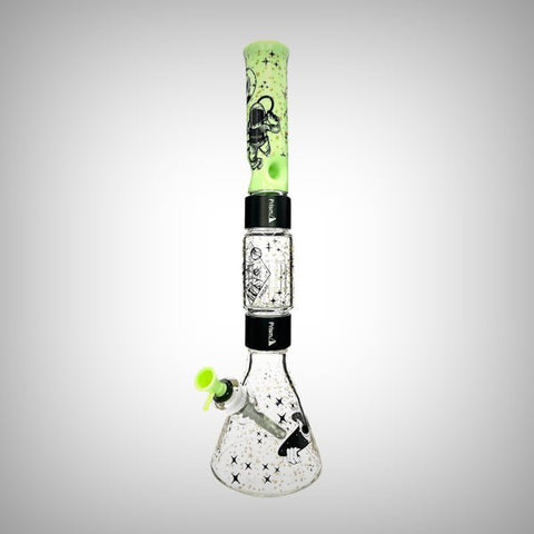 Halo Spaced Out Beaker Double Stack by Prism Waterpipes | glass bongs | 421Store online smoke shop