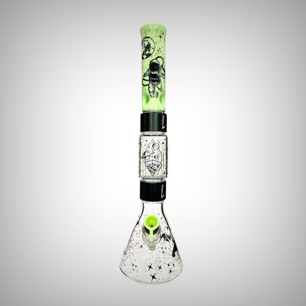Halo Spaced Out Beaker Double Stack by Prism Waterpipes | glass bongs | 421Store online smoke shop