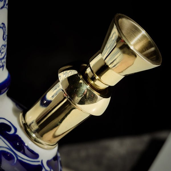 The Blue Vines from Minh Le Studio - Hand Made Ceramic Bong by Minh Le Studio | | 421Store online smoke shop