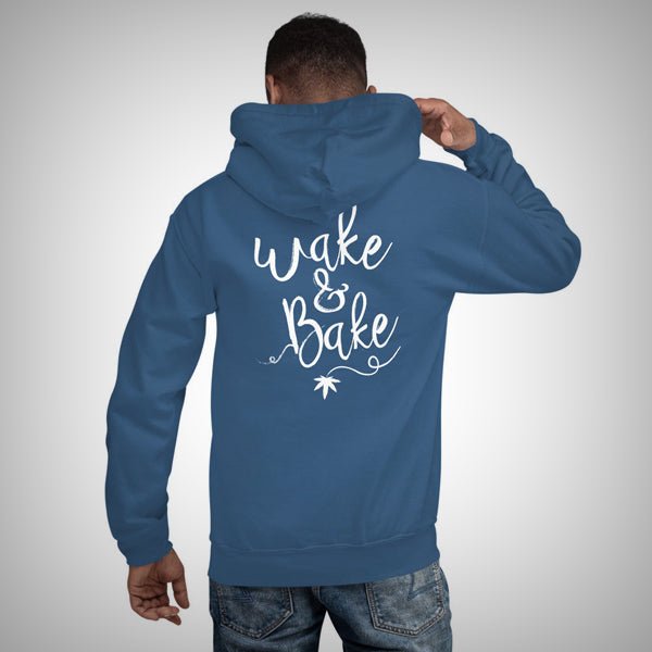 Wake and Bake - Heavy Unisex Hoodie by 421Store | hoodies | 421Store online smoke shop