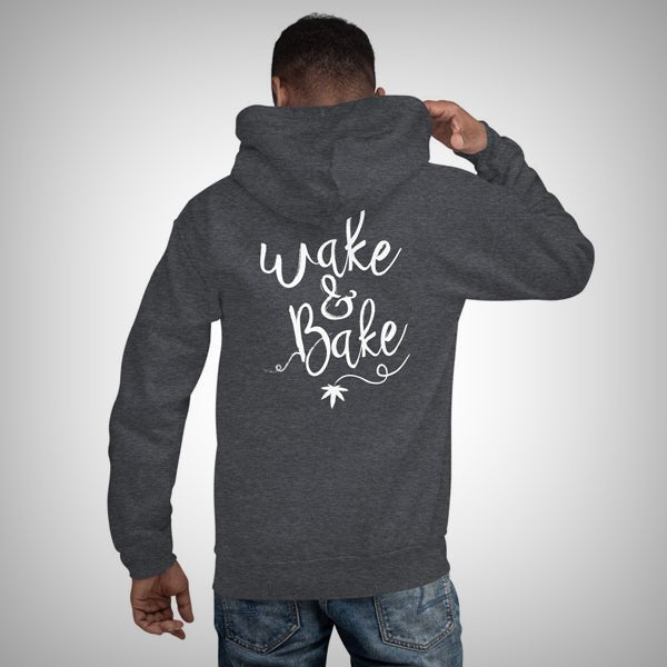 Wake and Bake - Heavy Unisex Hoodie by 421Store | hoodies | 421Store online smoke shop