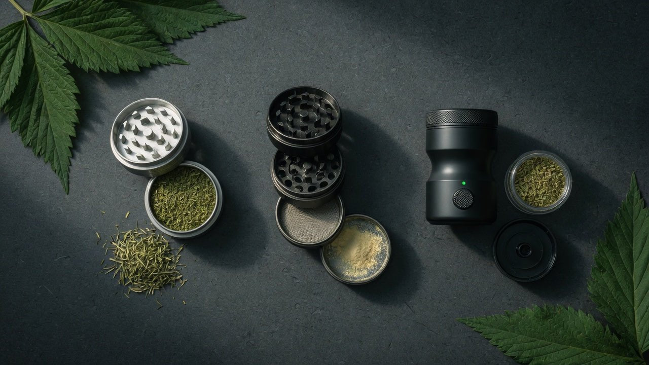 2-Piece vs 4-Piece vs Electric Grinders: Which Herb Grinder Should You Buy? - 421Store