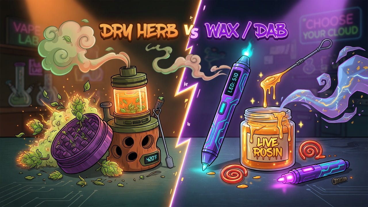 Dry Herb Vaporizer vs Vape Pen: Key Differences Between Wax Pens and Herb Vapes - 421Store