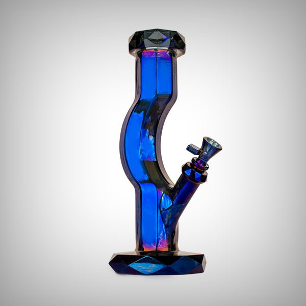 • 12 inch Hydrus gooseneck water pipe Red Eye Tek