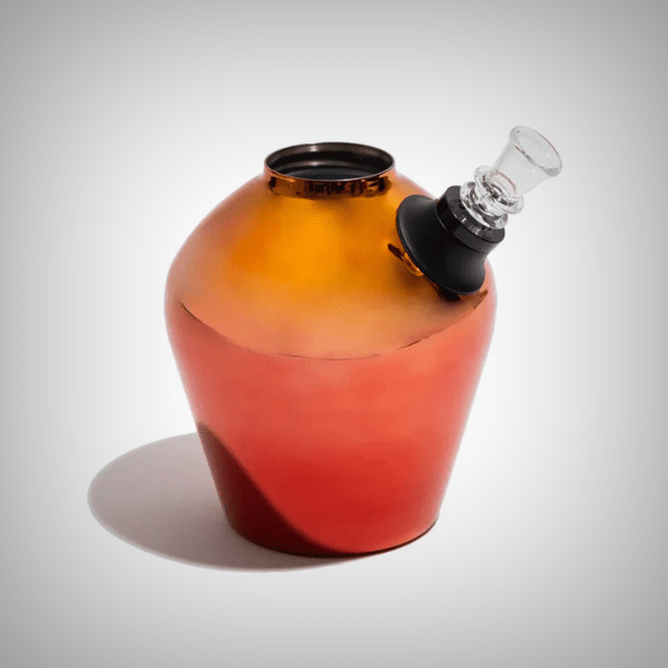 13-inch ceramic-lined metal bong designed for everyday use