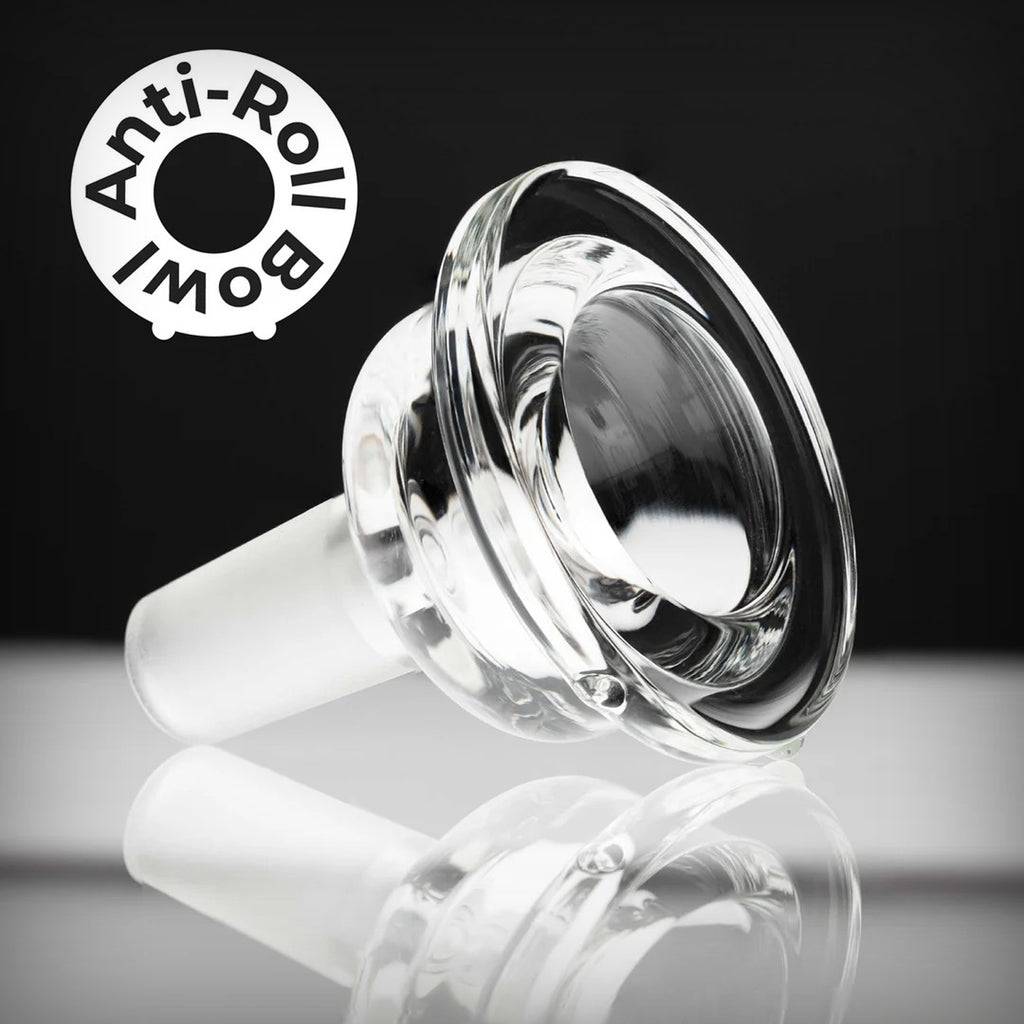 14 mm Weday anti-roll glass gravity bong bowl close-up