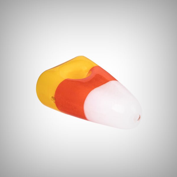 3.5" Candy Corn Hand Pipe from MJ Arsenal – 8th Annual Limited Edition Halloween Collection by MJ Arsenal | Glass Pipes | 421Store online smoke shop
