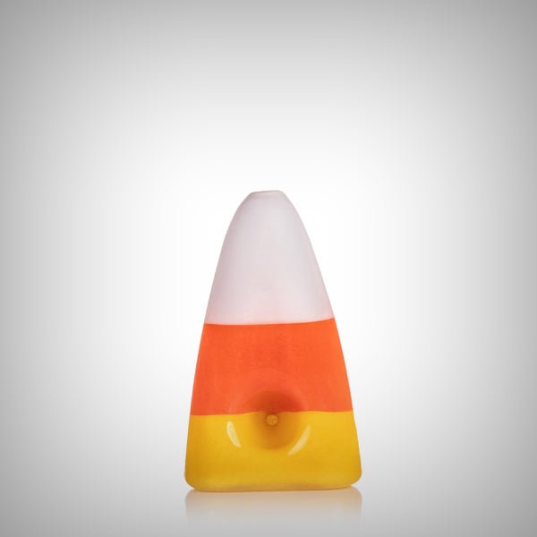 3.5" Candy Corn Hand Pipe from MJ Arsenal – 8th Annual Limited Edition Halloween Collection by MJ Arsenal | Glass Pipes | 421Store online smoke shop