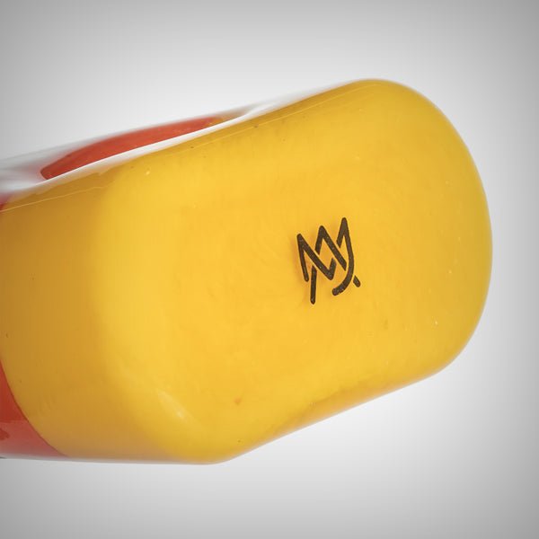 3.5" Candy Corn Hand Pipe from MJ Arsenal – 8th Annual Limited Edition Halloween Collection by MJ Arsenal | Glass Pipes | 421Store online smoke shop