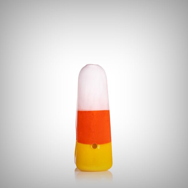 3.5" Candy Corn Hand Pipe from MJ Arsenal – 8th Annual Limited Edition Halloween Collection by MJ Arsenal | Glass Pipes | 421Store online smoke shop
