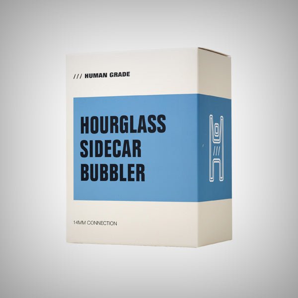 6" Hourglass Sidecar Bubbler from Human Grade by Human Grade | Water Pipe | 421Store online smoke shop