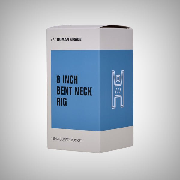 8" Bent Neck Dab Rig from Human Grade by Human Grade | Waterpipes | 421Store online smoke shop