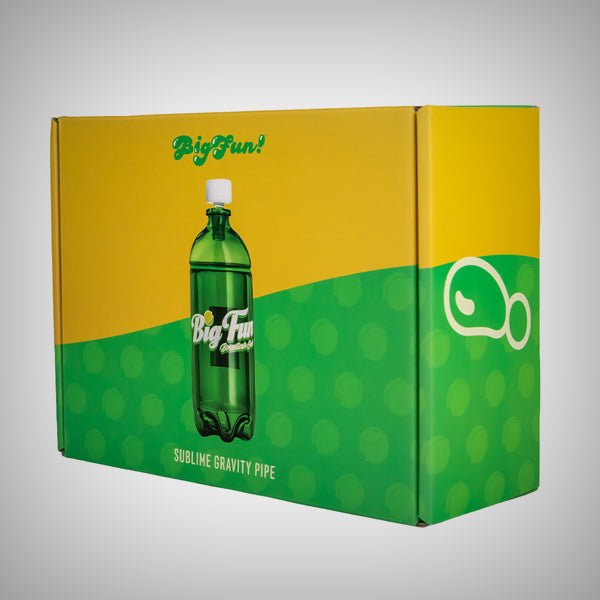 9-inch BIGFUN! Sublime Gravity Bong with glass shell and core