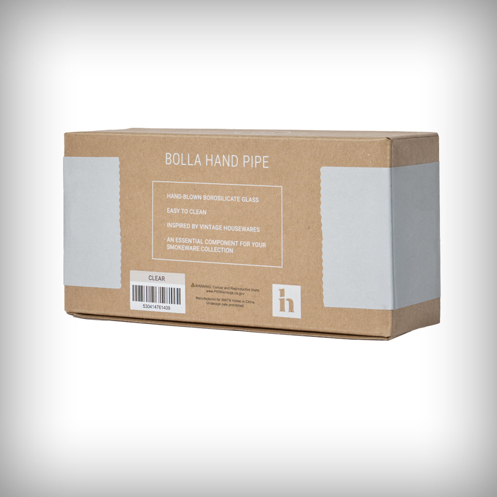 Back of NWTN Home Bolla Hand Pipe retail box