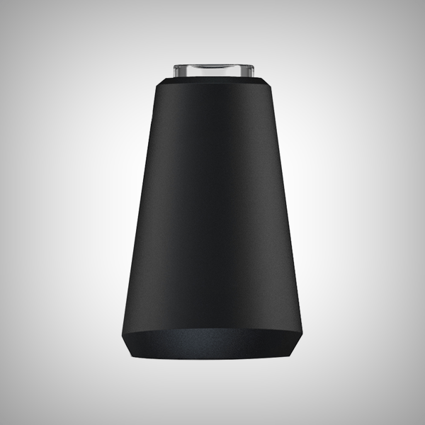 Black Softglass Pier Bubbler portable silicone water pipe