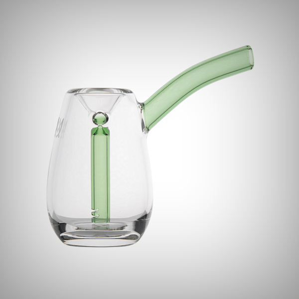 Borosilicate glass Bulb Bubbler with integrated bowl and carb