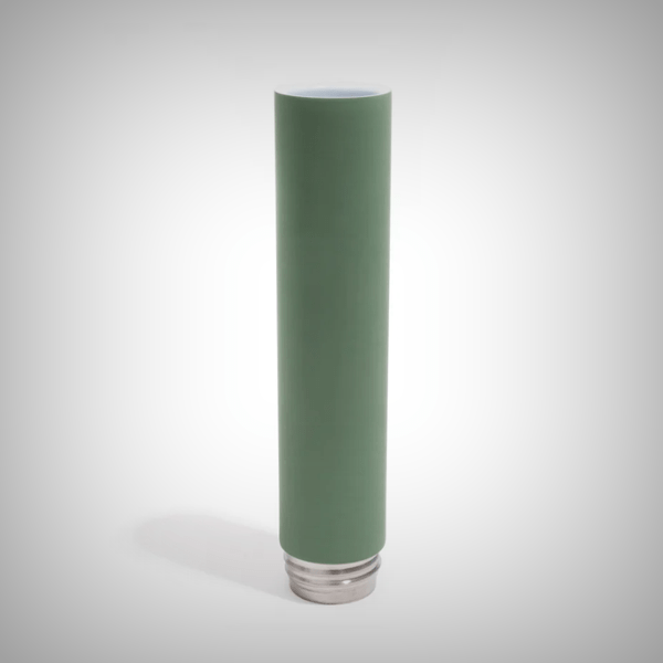 Chill ceramic lined stainless steel water pipe silver