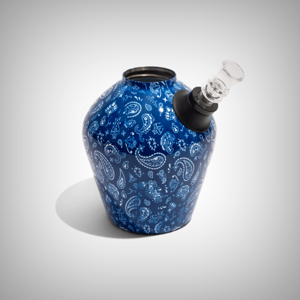 Chill steel bong with ceramic interior