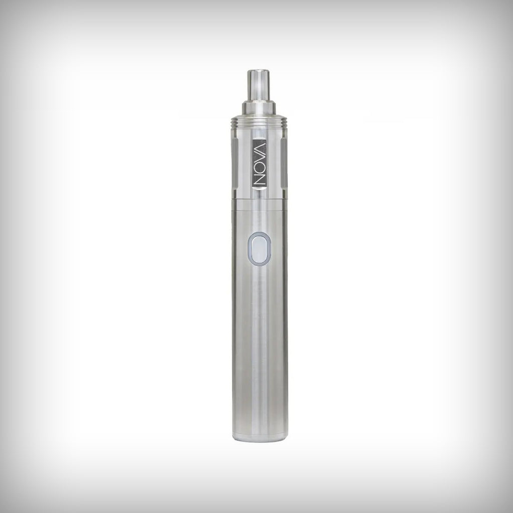 Cipher NOVA V3 Stainless Steel electric smoking pipe on white background
