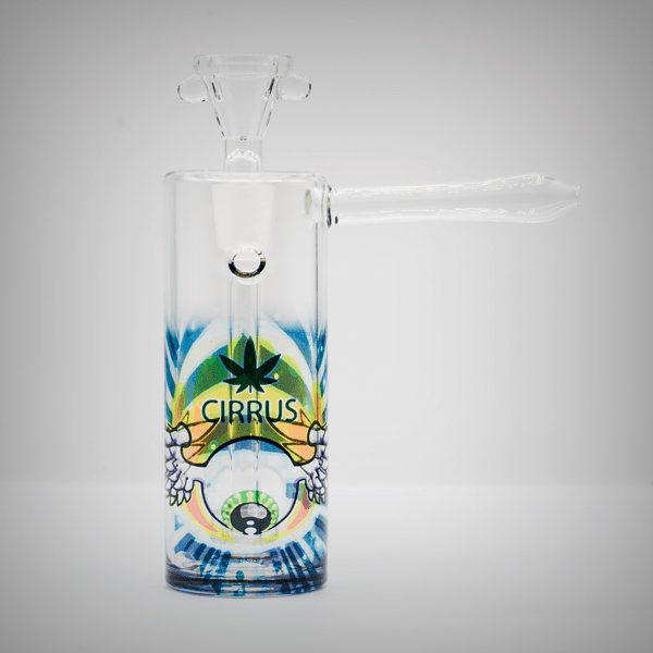 Cirrus Glass Bubble bubbler with built-in barrel percolator