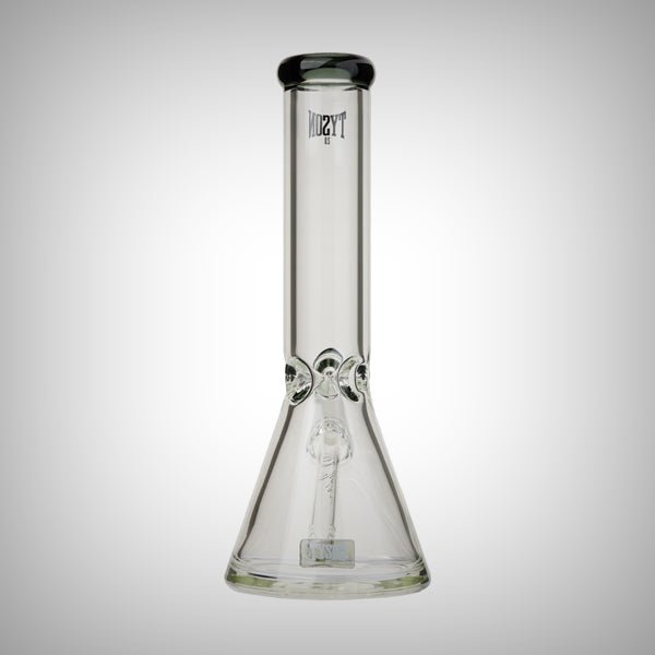 Clear borosilicate glass water pipe by Tyson 2.0