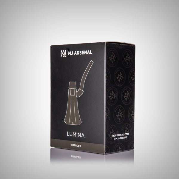 Close-up of Lumina Bubbler base and percolator slots
