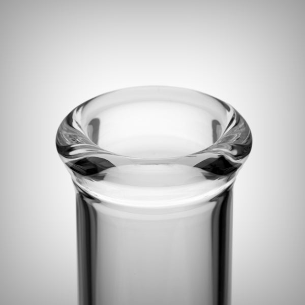 Close-up of MJ Arsenal A Good Bong glass mouthpiece and rim