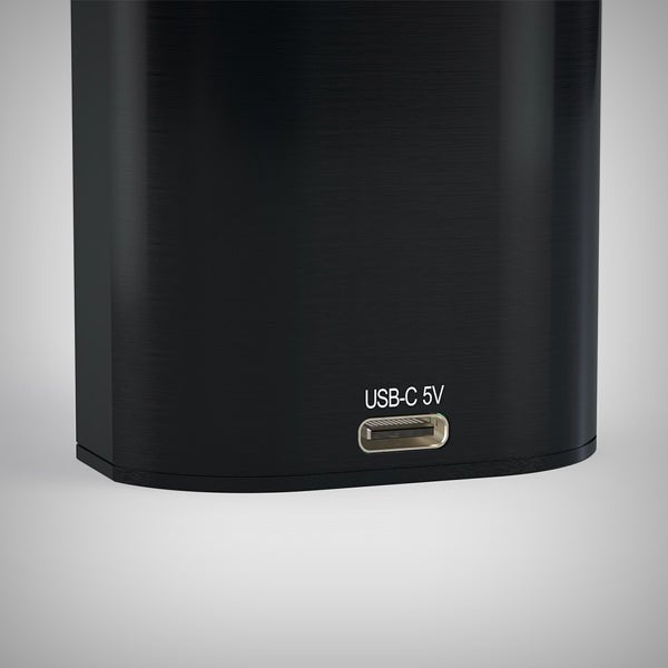 Close-up of USB-C charging port on Arizer Solo III V2.0