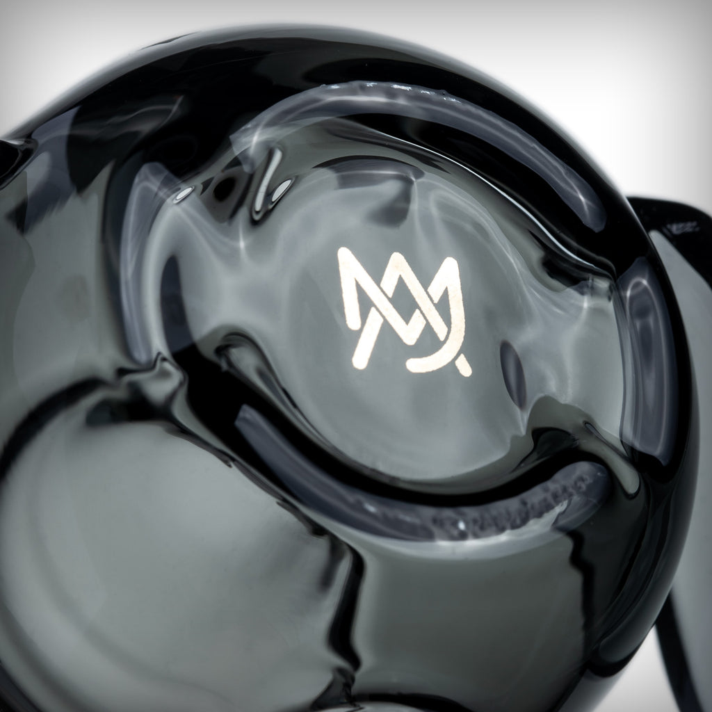 Close-up of the MJ Arsenal Bat Hand Pipe body and front carb