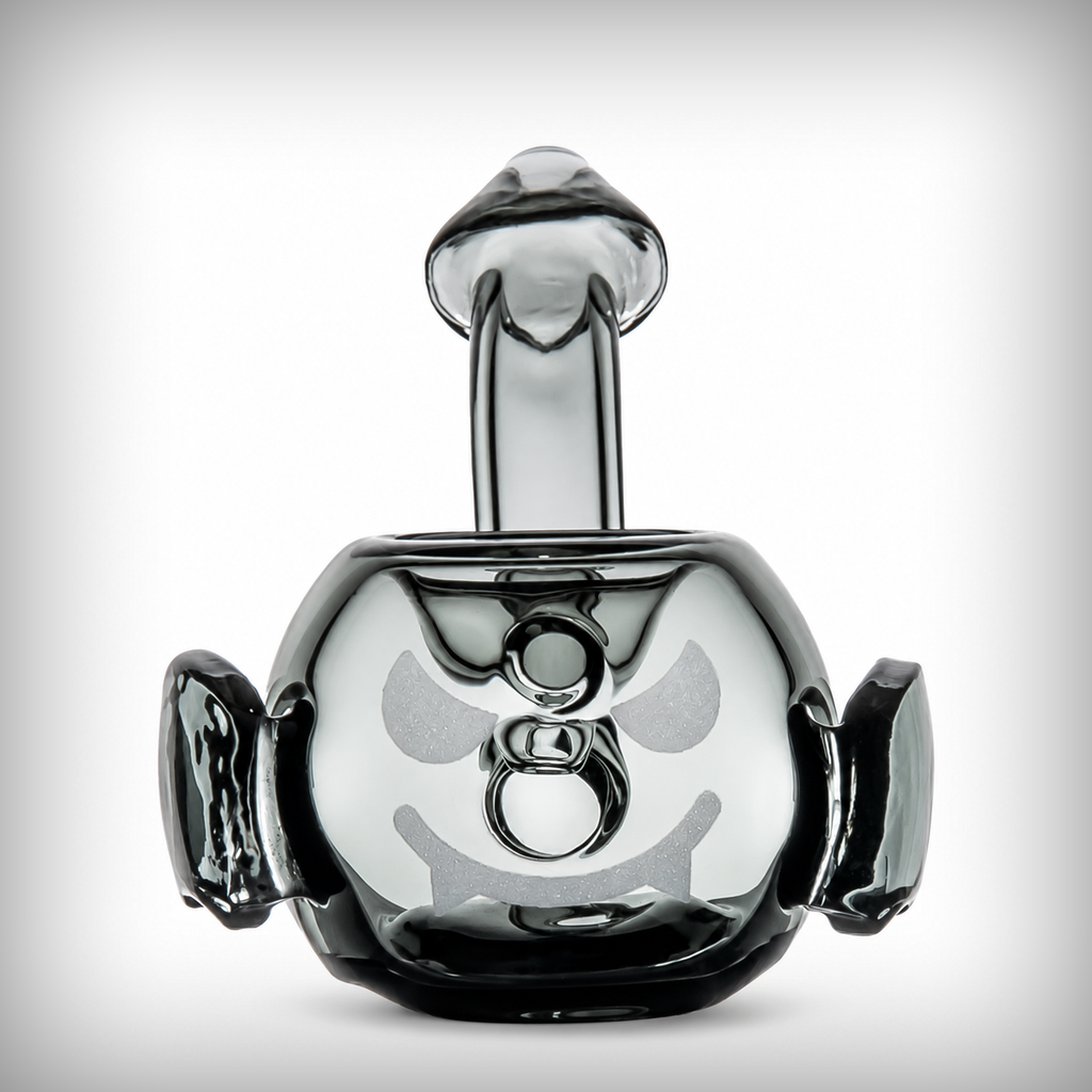 Close-up of the bowl opening on the MJ Arsenal Bat Hand Pipe
