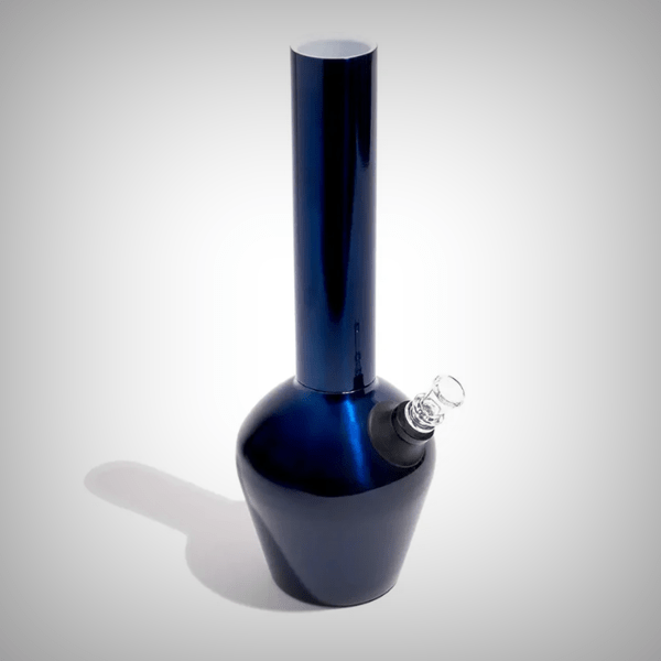 Close-up of the ceramic-lined interior of the Chill metal bong