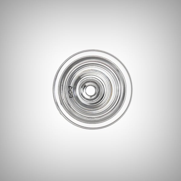 Close-up of the removable 14mm glass bowl included with the Piston Gravity Bong
