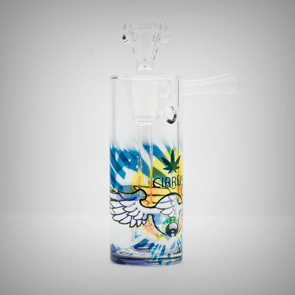 Compact Cirrus bubbler made from 5mm borosilicate glass