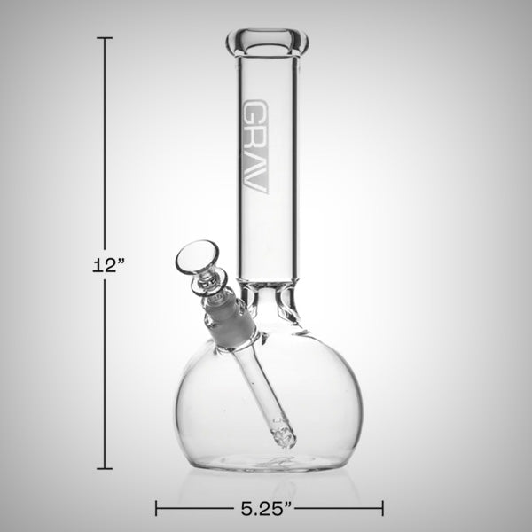 Compact GRAV glass bong for smooth daily sessions