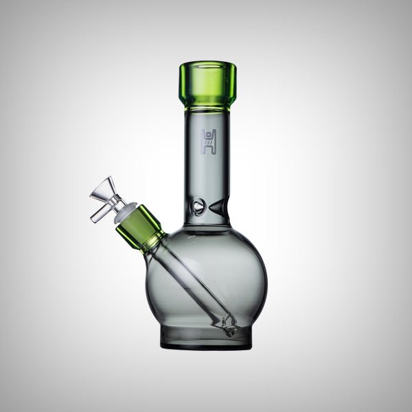 Compact ball-shaped glass bong from Human Grade