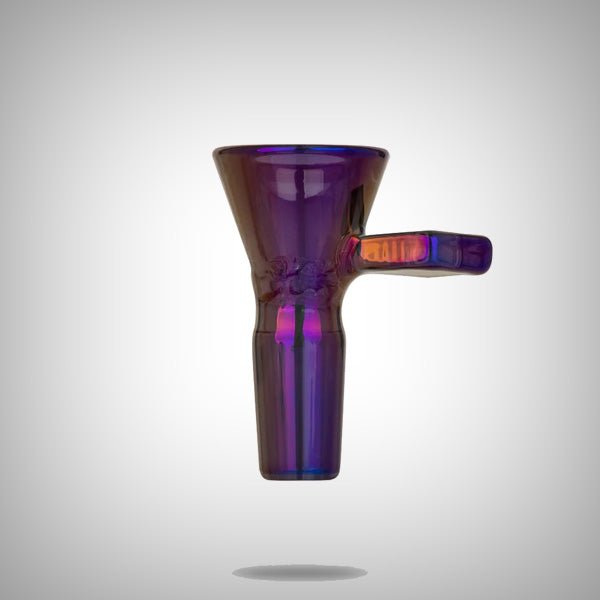Compact glass water pipe with reflective prismatic base