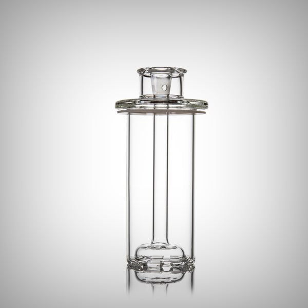 Detail view of the disc percolation system inside the gravity bong core