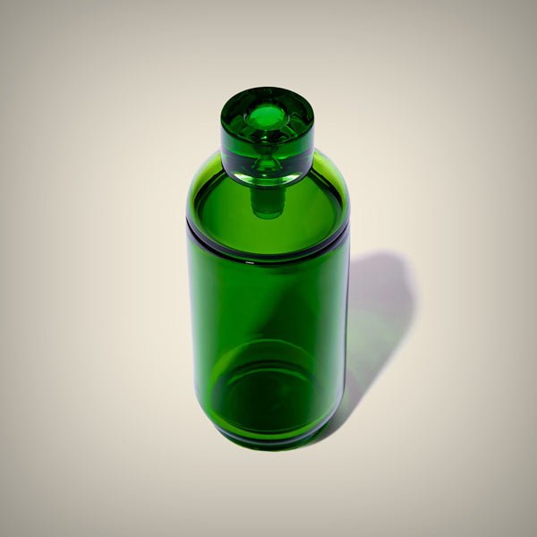 Disassembled Charcoal Vesper Gravity Bong with removable components