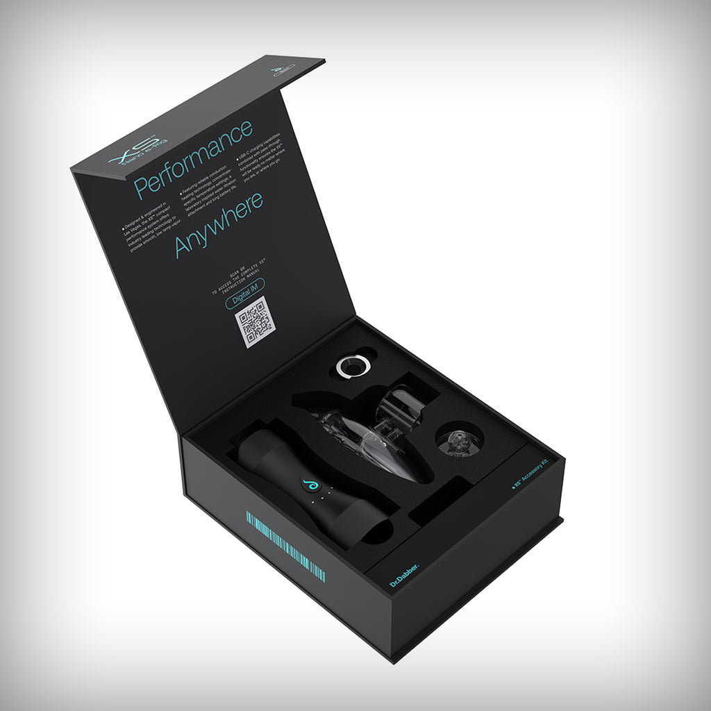 Dr. Dabber XS Nano e-Rig Vaporizer kit in open product box