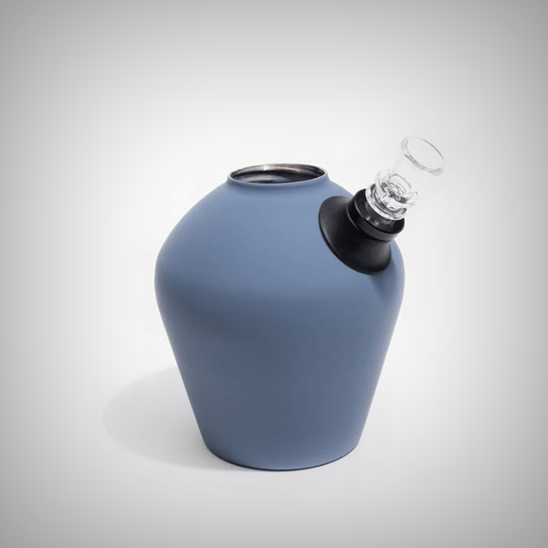 Durable metal beaker bong with glass bowl 7